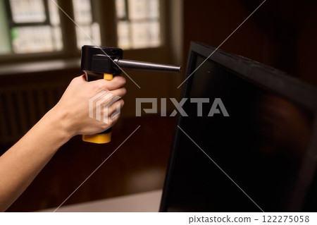 Properly Cleaning Monitors Using Compressed Air Tools for Optimal Performance and Care Properly Cleaning Monitors Using Compressed Air Tools for Optimal Performance and Care 122275058