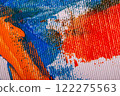 Contemporary abstract acrylic painting background or texture 122275563