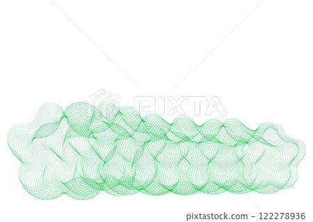 Green abstract wave. Vector curves. Eps10 122278936
