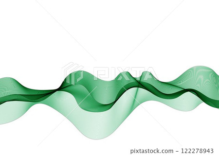 Abstract green wave. Vector pattern. Eps10 122278943