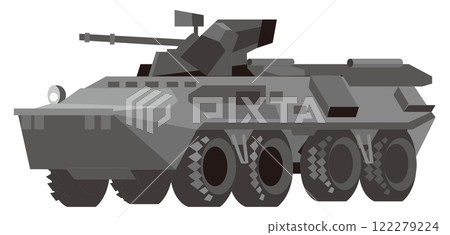 Simple tank illustration 122279224