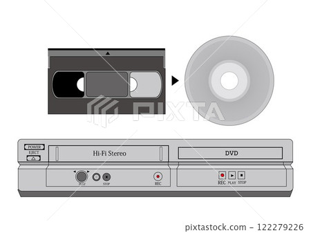 視訊和 DVD 甲板 視訊和 DVD 甲板 122279226