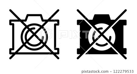 Camera icon design template 122279533