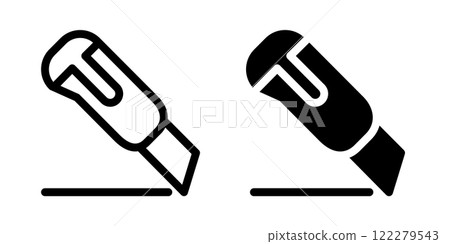 Cutter icon design template Cutter icon design template 122279543