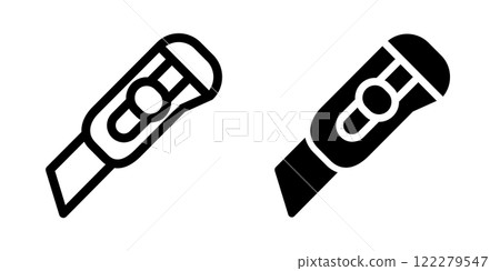 Cutter icon design template Cutter icon design template 122279547