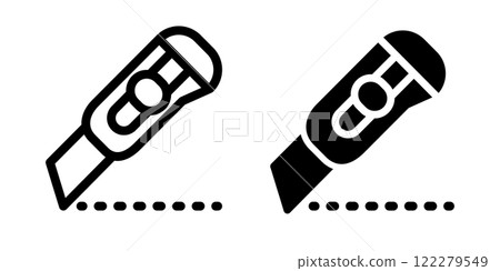 Cutter icon design template 122279549