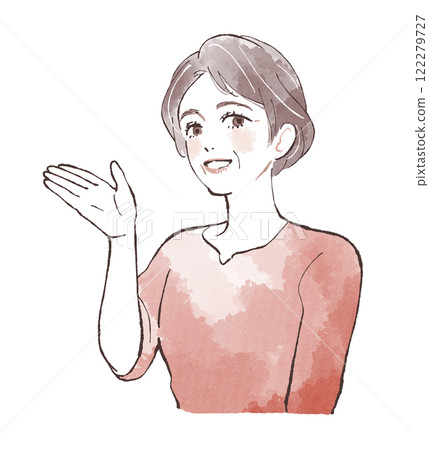 指導的女性 122279727