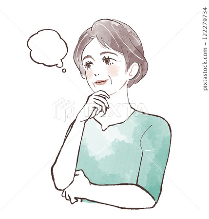 思維的女人 122279734