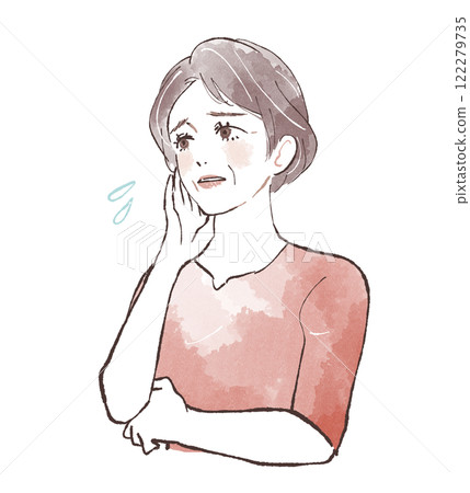 Women worried 122279735