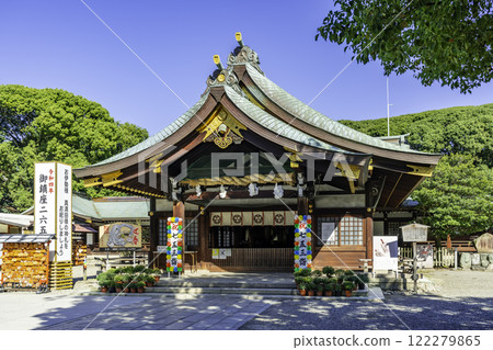 愛知縣一宮市 真澄田神社參拜殿 122279865