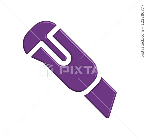 Cutter icon design template 122280777