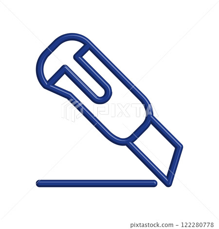 Cutter icon design template 122280778