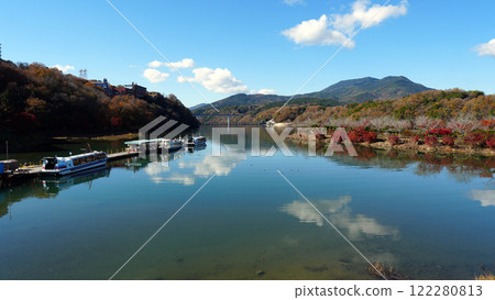 秋天的惠那峽 岐阜縣 122280813