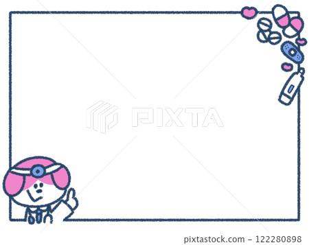Cute dog doctor color frame (transparent) Cute dog doctor color frame (transparent) 122280898