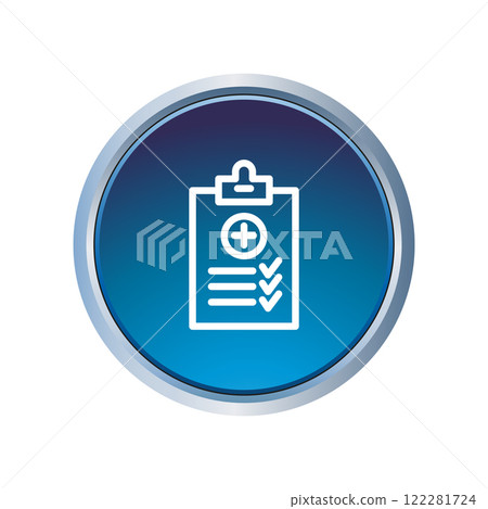 Medical Report icon template Medical Report icon template 122281724