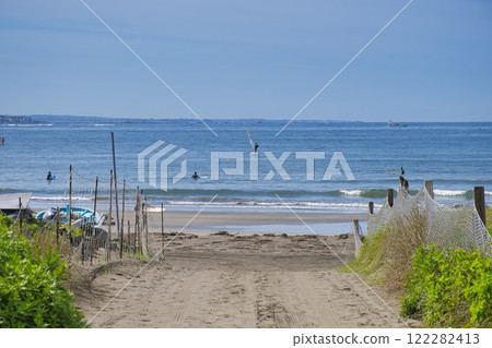 [鎌倉市] 由比濱海灘風景 122282413