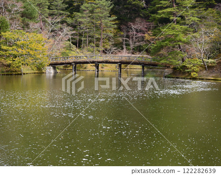 Shugakuin Imperial Villa, Kami-Rikyu, Kaede Bridge and Flower Raft Shugakuin Imperial Villa, Kami-Rikyu, Kaede Bridge and Flower Raft 122282639