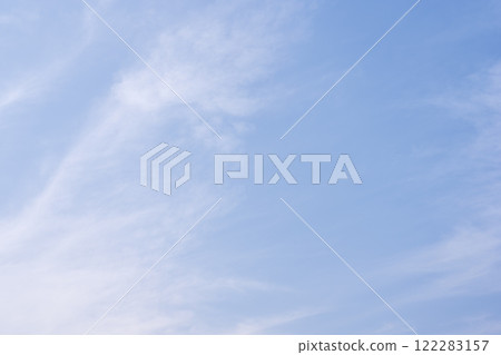 Winter sky, blue sky, clear sky, January, material [Kanagawa Prefecture, Yokohama City] 122283157