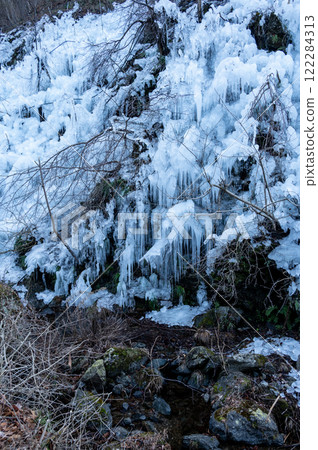 Ashigakubo Icicles, a winter tourist attraction, Chichibu Ashigakubo Icicles, a winter tourist attraction, Chichibu 122284313