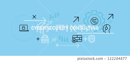 Cybersecurity Consulting concept highlighting cyber protection data security privacy management and IT consulting for threat prevention and risk management Cybersecurity Consulting concept highlighting cyber protection data security privacy management and IT consulting for threat prevention and risk management 122284877