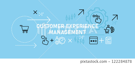 Customer Experience Management concept highlighting client feedback consumer satisfaction service strategy and retail performance for business growth and experience optimization Customer Experience Management concept highlighting client feedback consumer satisfaction service strategy and retail performance for business growth and experience optimization 122284878
