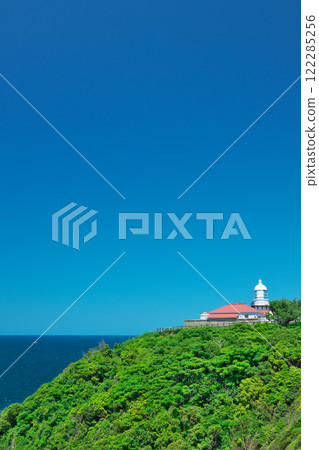 Lighthouse and the blue sea (Matsue: Mihonoseki Lighthouse) Lighthouse and the blue sea (Matsue: Mihonoseki Lighthouse) 122285256