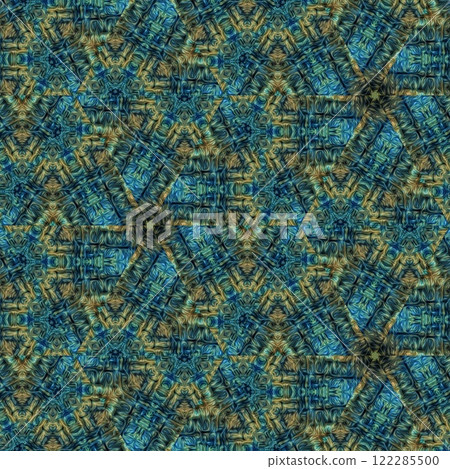Artistic glossy motifs all over print design. Traditional pattern for throw pillow, rug, carpet, and fabric printing. Modern geometric floral design for textile, tiles, digital paper print Artistic glossy motifs all over print design. Traditional pattern for throw pillow, rug, carpet, and fabric printing. Modern geometric floral design for textile, tiles, digital paper print 122285500