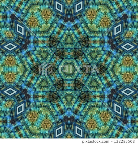 Artistic glossy motifs all over print design. Traditional pattern for throw pillow, rug, carpet, and fabric printing. Modern geometric floral design for textile, tiles, digital paper print Artistic glossy motifs all over print design. Traditional pattern for throw pillow, rug, carpet, and fabric printing. Modern geometric floral design for textile, tiles, digital paper print 122285508