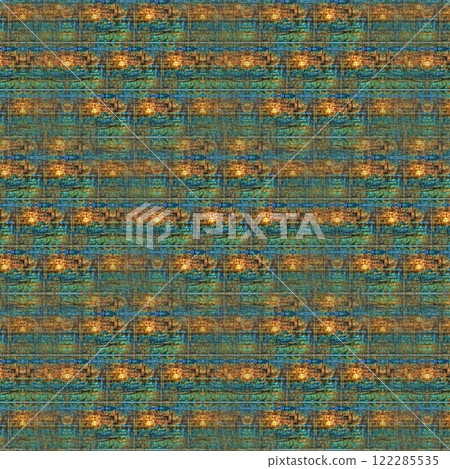 Artistic glossy motifs all over print design. Traditional pattern for throw pillow, rug, carpet, and fabric printing. Modern geometric floral design for textile, tiles, digital paper print 122285535