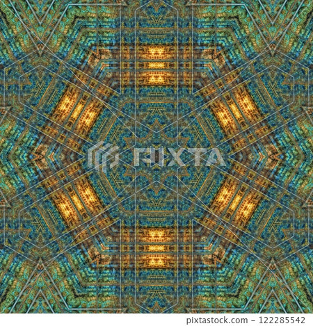 Artistic glossy motifs all over print design. Traditional pattern for throw pillow, rug, carpet, and fabric printing. Modern geometric floral design for textile, tiles, digital paper print Artistic glossy motifs all over print design. Traditional pattern for throw pillow, rug, carpet, and fabric printing. Modern geometric floral design for textile, tiles, digital paper print 122285542