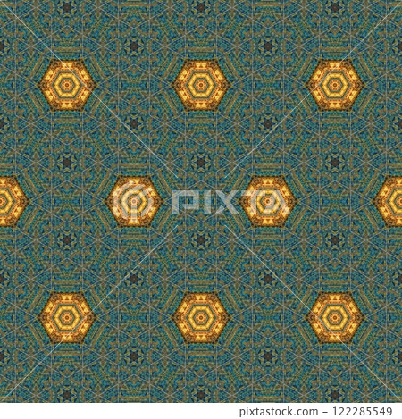 Artistic glossy motifs all over print design. Traditional pattern for throw pillow, rug, carpet, and fabric printing. Modern geometric floral design for textile, tiles, digital paper print Artistic glossy motifs all over print design. Traditional pattern for throw pillow, rug, carpet, and fabric printing. Modern geometric floral design for textile, tiles, digital paper print 122285549