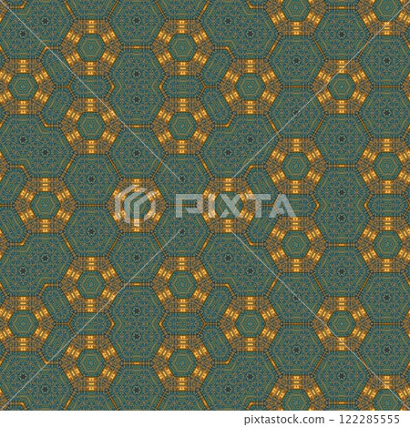 Artistic glossy motifs all over print design. Traditional pattern for throw pillow, rug, carpet, and fabric printing. Modern geometric floral design for textile, tiles, digital paper print Artistic glossy motifs all over print design. Traditional pattern for throw pillow, rug, carpet, and fabric printing. Modern geometric floral design for textile, tiles, digital paper print 122285555