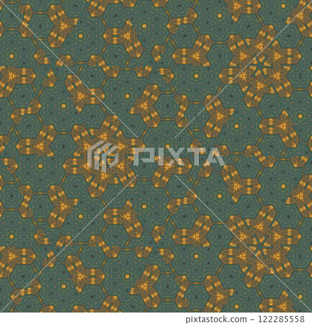 Artistic glossy motifs all over print design. Traditional pattern for throw pillow, rug, carpet, and fabric printing. Modern geometric floral design for textile, tiles, digital paper print Artistic glossy motifs all over print design. Traditional pattern for throw pillow, rug, carpet, and fabric printing. Modern geometric floral design for textile, tiles, digital paper print 122285558