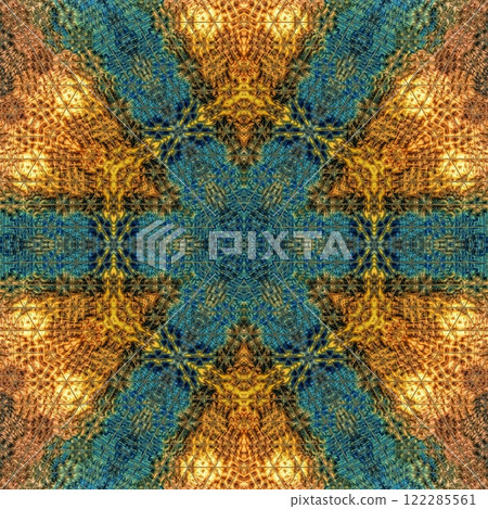 Artistic glossy motifs all over print design. Traditional pattern for throw pillow, rug, carpet, and fabric printing. Modern geometric floral design for textile, tiles, digital paper print Artistic glossy motifs all over print design. Traditional pattern for throw pillow, rug, carpet, and fabric printing. Modern geometric floral design for textile, tiles, digital paper print 122285561