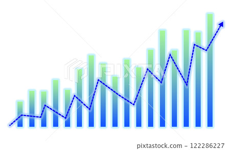 Financial graph, Business strategy, Business concept, Price increase, Price decrease 122286227