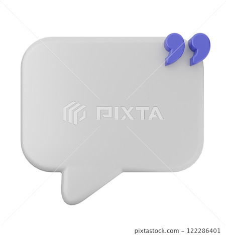 3d chat speech talk bubble icon illustration 3d chat speech talk bubble icon illustration 122286401