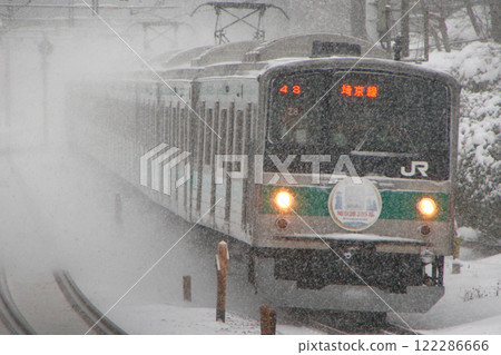 暴雪市中心：Saikyo Line 205 系列即將退出常規服務（2014 年 2 月） 122286666