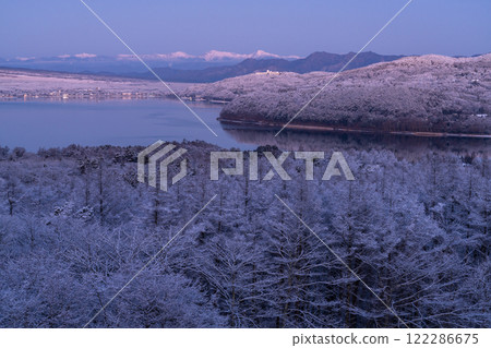 【山梨縣】從山中湖全景平台眺望冬季的南阿爾卑斯山 【山梨縣】從山中湖全景平台眺望冬季的南阿爾卑斯山 122286675