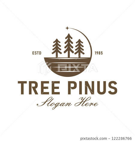 Pine Spruce Fir Hemlock Fir Conifer Cedar Conifer Spruce Larch Pine Tree Forest Vintage Retro Hipster Vector Logo Design Template Pine Spruce Fir Hemlock Fir Conifer Cedar Conifer Spruce Larch Pine Tree Forest Vintage Retro Hipster Vector Logo Design Template 122286766
