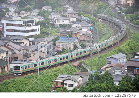 Tokaido Line Yugawara-Manazuru JR East E231 series 1000 series 122287579