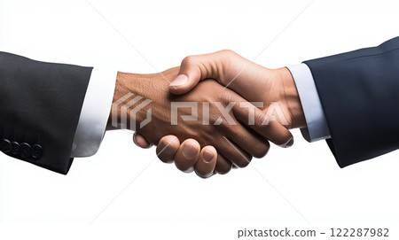 握手的商人的手 握手的商人的手 122287982