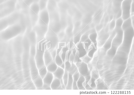 Abstract white transparent water shadow surface texture natural ripple background 122288135