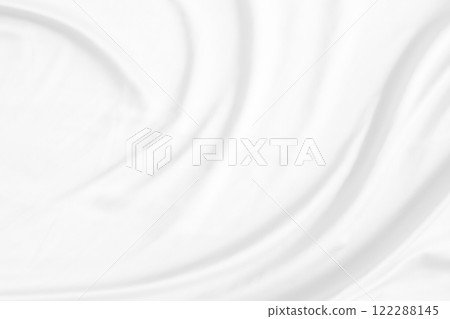 White fabric smooth texture surface background 122288145