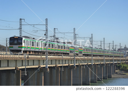 東海道幹線茅崎平塚 JR 東日本 E217 系列 F-02 編組(國府) 東海道幹線茅崎平塚 JR 東日本 E217 系列 F-02 編組(國府) 122288396