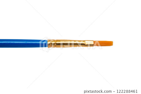 artistic paint brush isolated on white background 122288461