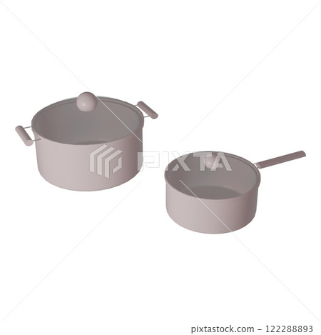 Support for your new life! A cute pink pot set Support for your new life! A cute pink pot set 122288893