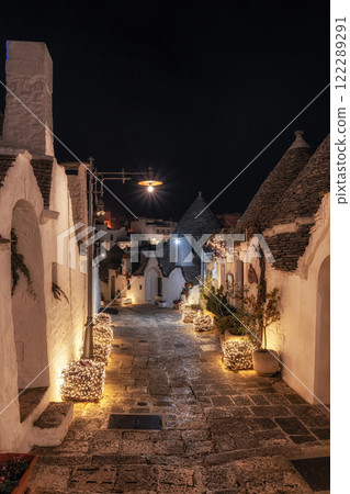 Night Scenery of Trulli Alberobello Night Scenery of Trulli Alberobello 122289291