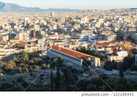 Athens City View with Agora 122289341