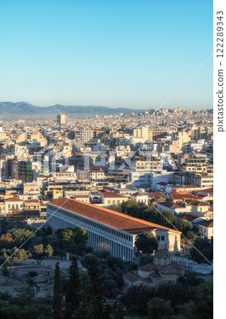 Athens City View with Agora 122289343