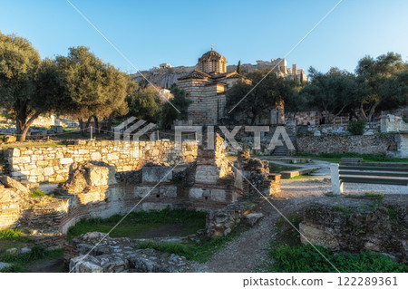 Ancient Agora of Athens Greece 122289361